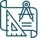 Technical design icon