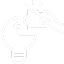 Icoon van een gloeilamp met een ontbrekend puzzelstuk dat wordt toegevoegd, symboliseert oplossingen voor werkgerelateerde uitdagingen.